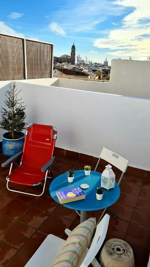 Appartement Penthouse With Solarium In The Center Of Malaga-Atico Con Solarium En El Centro De Málaga